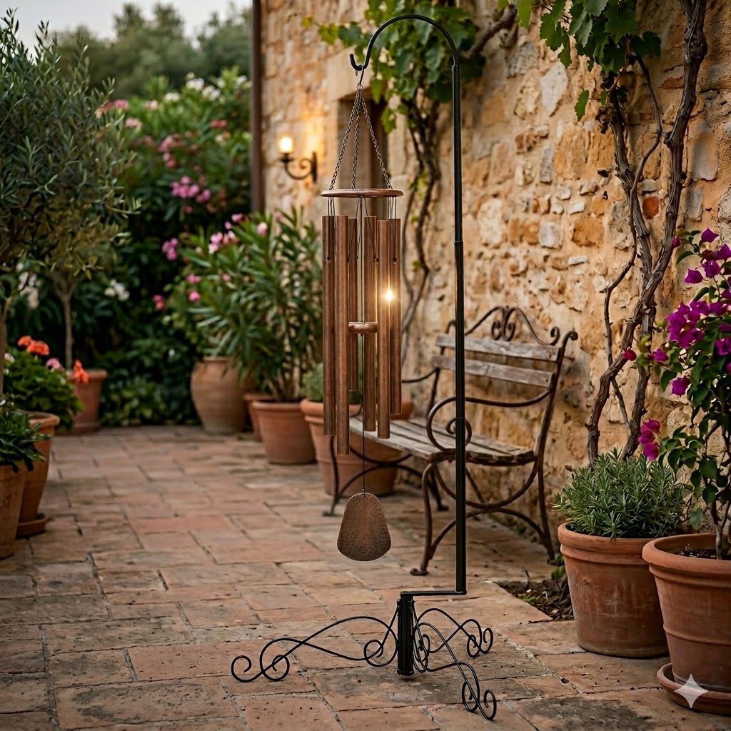 HOHIYA 59 Inch Heavy Duty Shepherd Hook Stand Rust-Resistant Steel Garden Hanging Pole for Bird Feeders Lanterns and Wind Chimes Weatherproof Outdoor Plant Stand Black